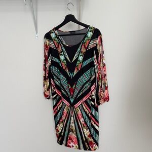 Enfocus Studio Multicolor Patterned Dress